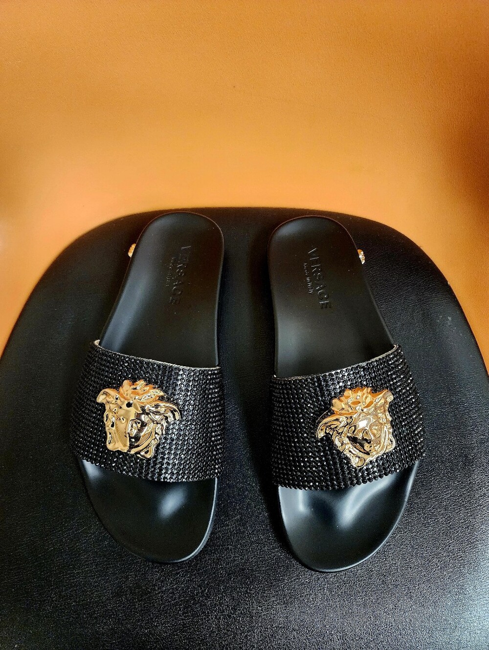 Women's Versace Footbed Slides
